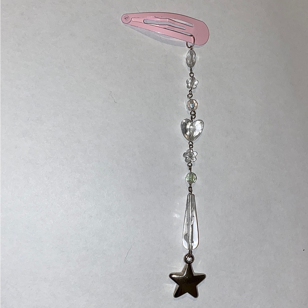Beaded hair clip